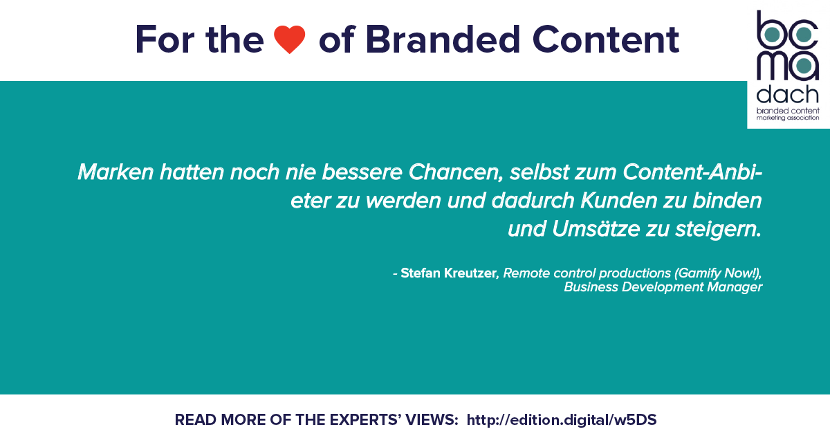 Marken Direkt In Die Herzen Der Menschen Transportieren Dach For The Love Of Branded Content Die Sichtweise Der Experten Teil 5